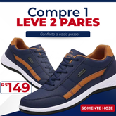 [COMPRE 1, LEVE 2] OrthoX – Tênis de Conforto Ergonômico para Alívio da Dor – Unissex